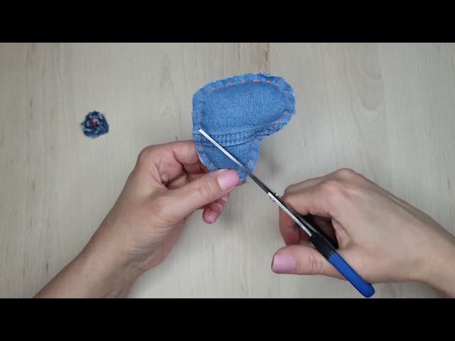 I Don't Throw Away Unwanted Jeans - I Make These Cute Hearts Out of Old Jeans - CRAFTMANIA