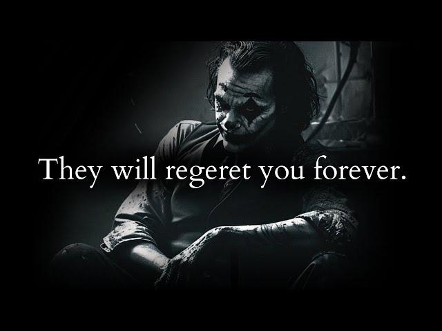 They will regret your absence forever - Joker Speech (Powerful)