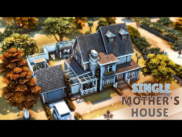 Дом матери одиночки с 4 детьми Симс 4 | Строительство | House of a single mother The sims 4 | NO CC