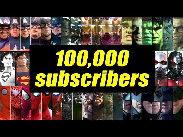 100,000 subscribers! Thank you all!