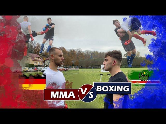 German Conor McGregor vs. Chechen Boxing Champion | MMA Streetfight | FCL