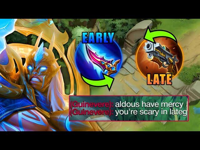 ALDOUS SOLO RANKED EARLY PRIORITY BUILD EARLY ITEM TO LATE GAME SUSTAIN DAMAGE HACK!!!