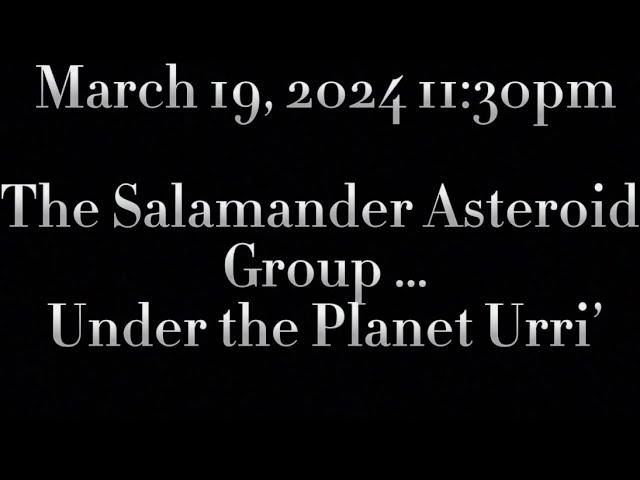 The Salamander Asteroid Group of the Gas Giant Urri’