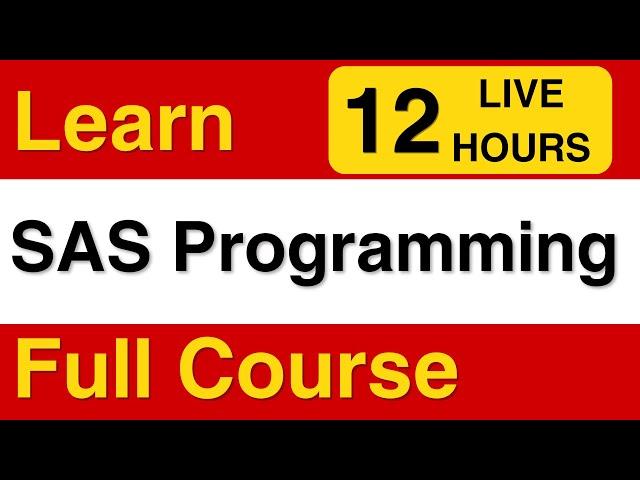 SAS Programming Training Full Course | Learn SAS Classes Free | SAS Tutorial | Great Online Training