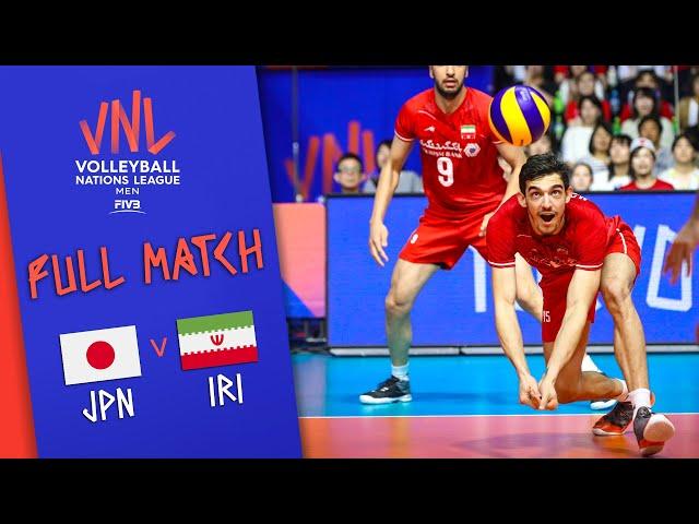 Japan  Iran - Full Match | Men’s Volleyball Nations League 2019