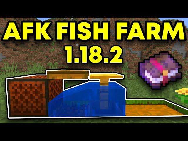 How To Make An AFK Fish XP Farm | Minecraft 1.18.2