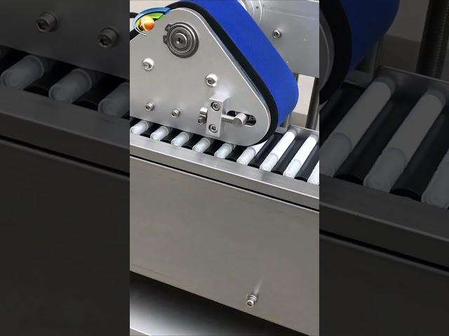 Spray tube labeling machine