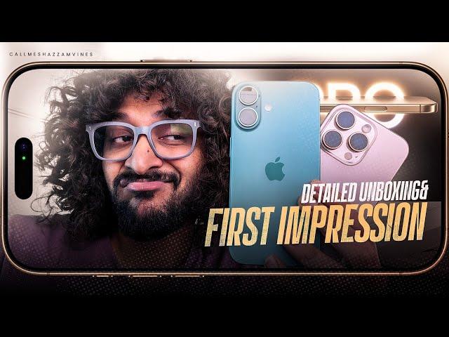 iPhone 16 & iPhone 16 Pro | Detailed Unboxing and First Impression | Malayalam