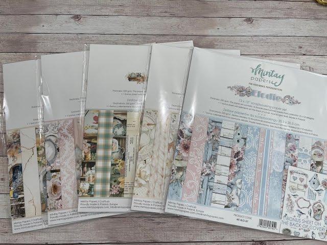 WHATS NEW!   5 NEW MINTAY PAPER PACKS -  SHELLIE GEIGLE - JS HOBBIES AND CRAFTS