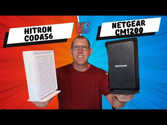 Hitron CODA56 vs Netgear Nighthawk CM1200