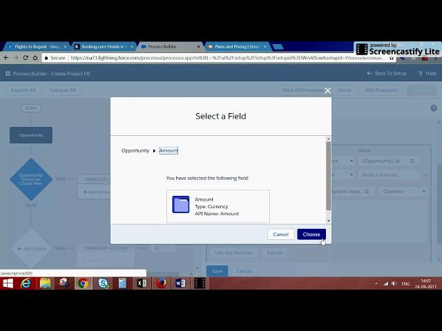 How to use Process Builder to create record