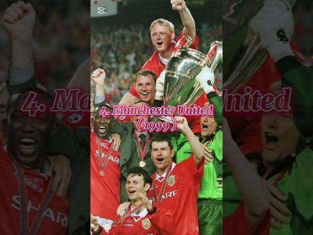 Top 5 best football teams in history #footballshorts #soccer #footballstrikers