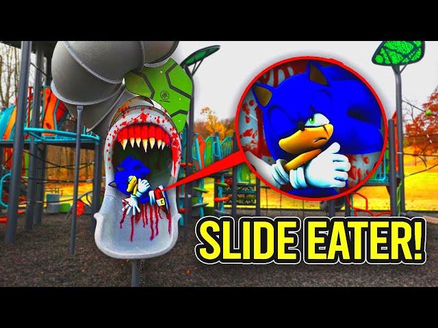 SLIDE EATER EATS SONIC THE HEDGEHOG? (ON CAMERA)