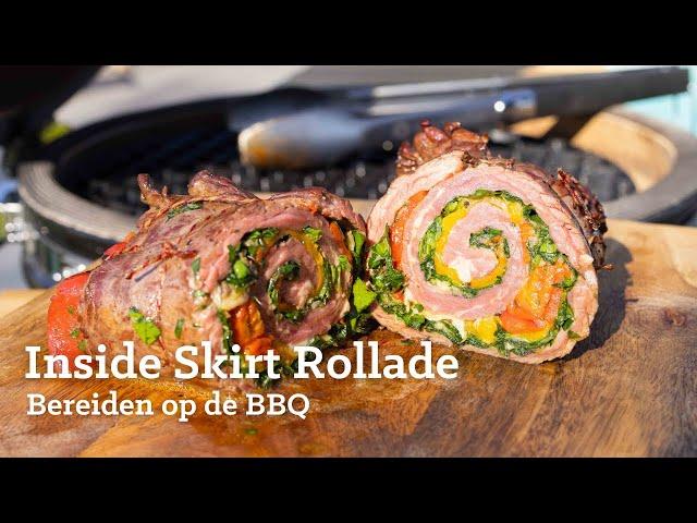 Inside Skirt Rollade bereiden op de BBQ | The Meatlovers