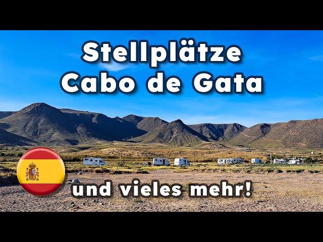 From Mazarrón via Bolnuevo to the pitches in the Nature Park Cabo de Gata - Camper Spain 2023