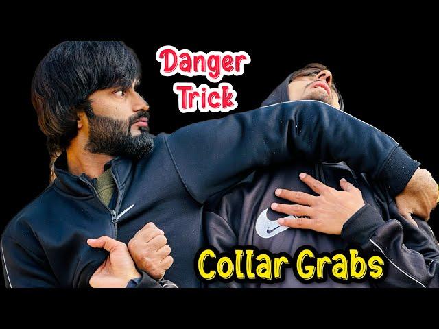 WILL YOU TRY| A Very Powerful  Collar Grabs Self Defense Technique