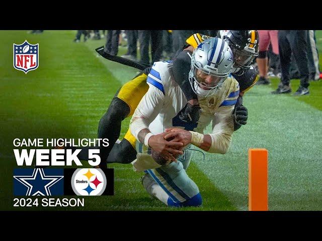 Dallas Cowboys vs. Pittsburgh Steelers Game Highlights | NFL 2024 Season Week 5