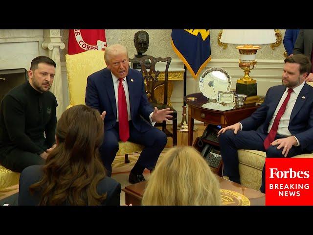 BREAKING NEWS: Trump And Zelensky Oval Office Meeting Ends In Utter Disaster In Front Of The Cameras