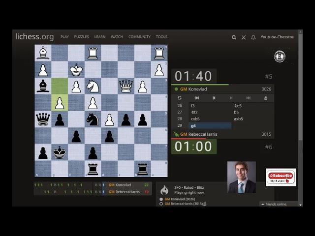 Learn Blunders From RebeccaHarris Lol || Lichess Titled Arena April 2022