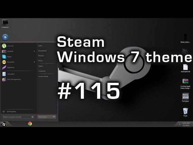 Steam Windows 7 theme