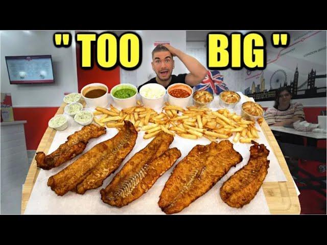 WORLD’S BIGGEST BRITISH FISH & CHIPS CHALLENGE (11lbs) | Unbeaten Fish Supper Challenge