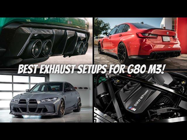 TOP 10 BMW S58 EXHAUSTS! (G8X M3 M4, COLD START, REVS)