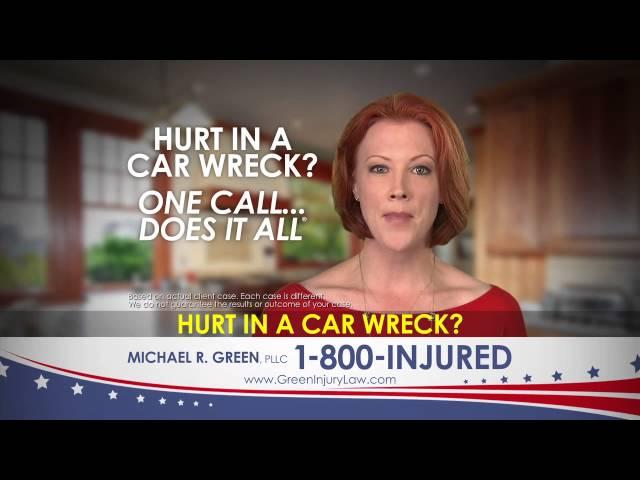 Hurt In A Car Accident? Call 1-800-INJURED For Tulsa OK Injury Lawyer Mike Green