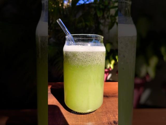 Easy way to make Hydrating & Healthy Cucumber Chia Juice  #shorts #juice #chiaseeds #cucumberjuice