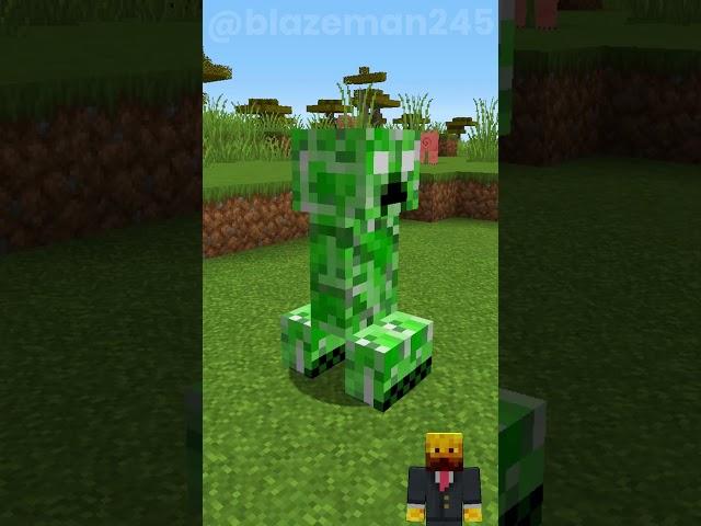 white eyes Creepers EXPLOSIONS #minecraft #shorts #creeper