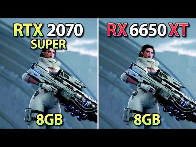 RTX 2070 Super vs RX 6650 XT - New Games Test in 2024 (1080p)