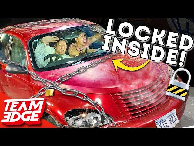 TRAPPED in an INESCAPABLE Car!! *SURVIVAL Challenge!!*
