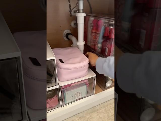 bathroom organizing part 2! #asmr #organize