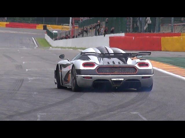 $7.4 Million Koenigsegg One:1 - Powersliding, Brutal Accelerations & Downshifts!