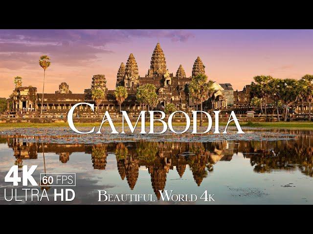 Cambodia 4K - Exploreing the country's Breathtaking Landscapes and Rich Culture - Relaxing Music