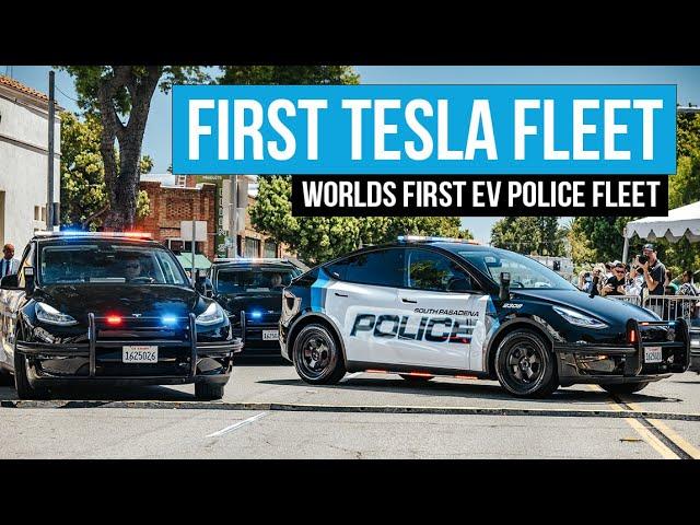 South Pasadena Launches World's First All-Tesla Police Fleet