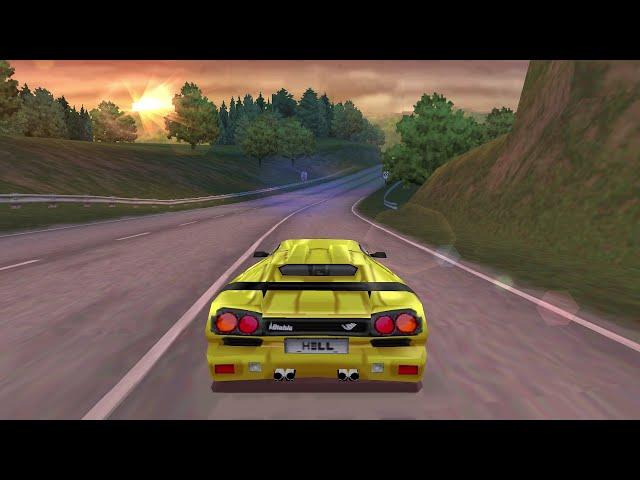 Need For Speed Road Challenge Lamborghini Diablo Landstrasse