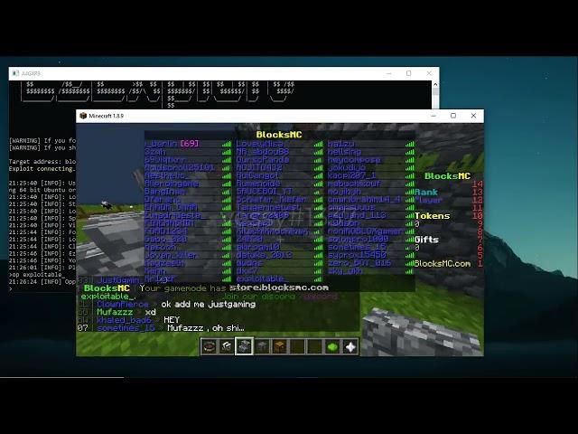 MINECRAFT FORCE OP HACK / EZEXPLOIT / CONSOLE HACK / BLOCKSMC OP HACK/ MINECRAFT BEST GRIEF TOOL