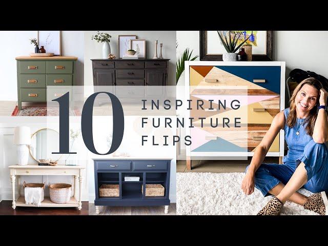 10 Inspiring Furniture Flips | DIY Furniture Makeovers Before & After