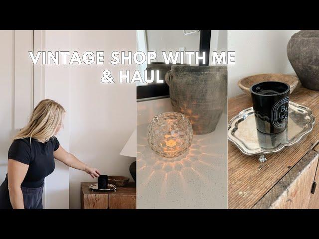 Vintage/Antique Shop With Me & Home Decor Haul.