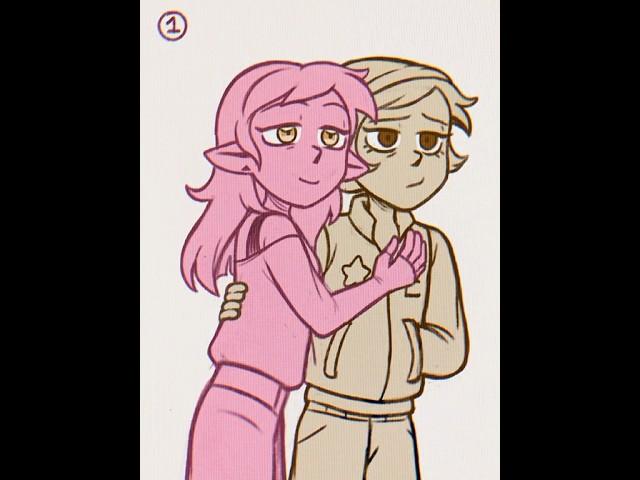 Owl House Luz x Amity Kiss ️ #theowlhouse #toh #disney #shorts