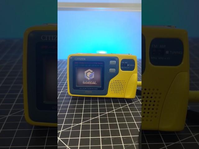 GameCube Startup on Citizen portal TV/Radio #retro #retrogaming #gamecube