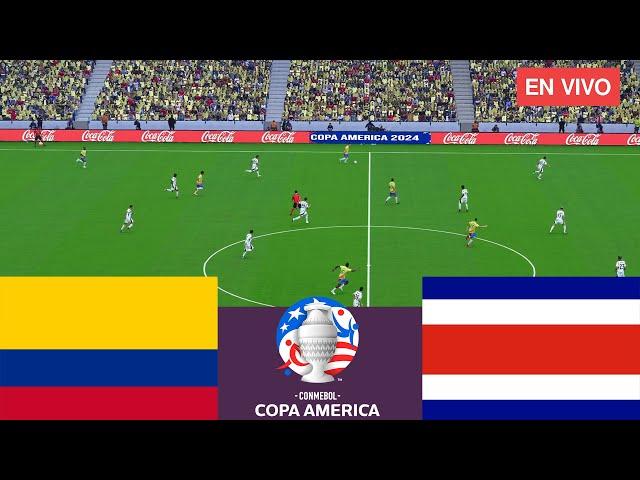 Colombia vs Costa Rica EN VIVO Partido EN VIVO Hoy Copa 2024 - Videojuegos de simulación