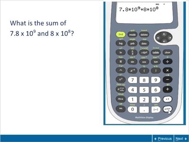 Introduction to the GED® Test TI-30XS On-Screen Scientific Calculator -- English