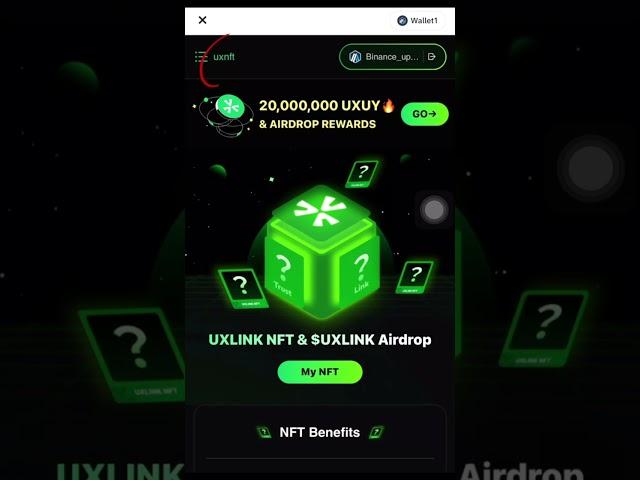 Check your nft in Binance airdrop uxlink!!