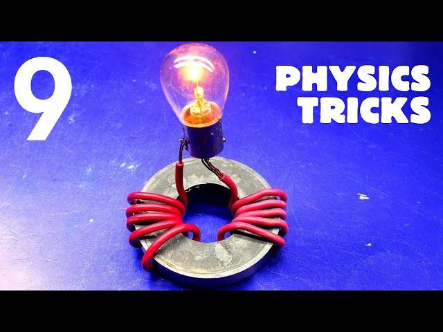 9 Awesome Physics Tricks || Easy Science Experiments At Home