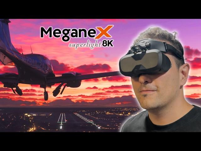 AUF DIESES MICRO-OLED HEADSET HABEN MSFS FANS GEWARTET - MeganeX Superlight 8K