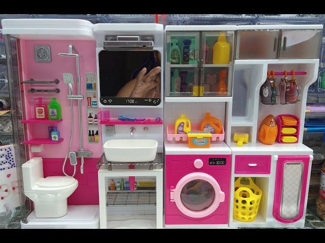 (S. 2 Ep. 26) TEMI 4-In-1 Miniature shower dressing table laundry Ironing room 30PCS Set