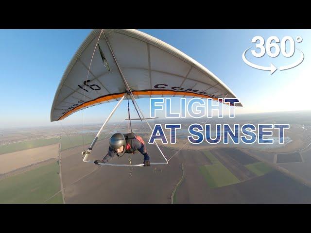 Flight at sunset in 360° Virtual Reality via #GoPro_MAX