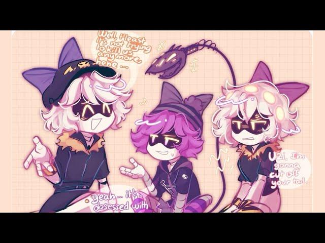 Cyn Gives the Whole Gang CUTE BOWS!! (Murder Drones Comic Dub)