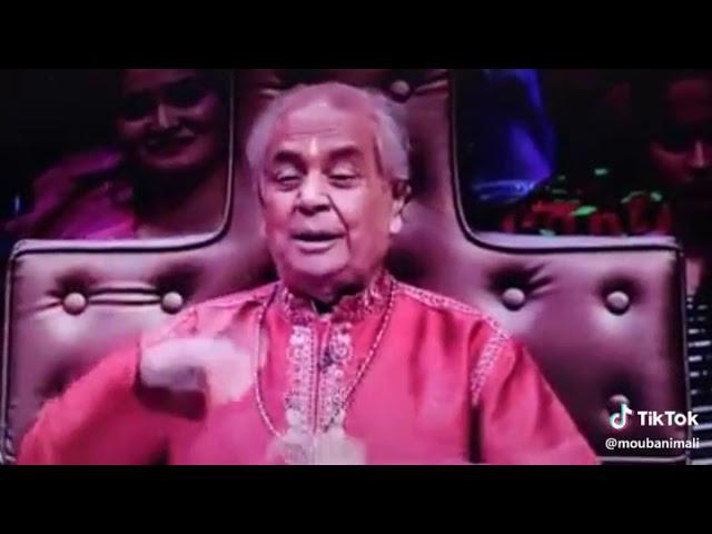 Love these expression of Birju Maharaj on mohey rang do laal on Dance Plus show